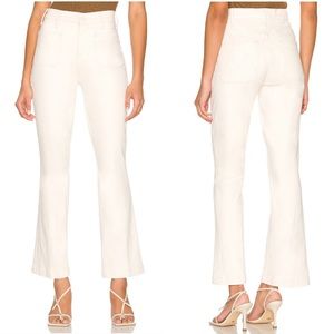 Mother Cream Hustler Patch Pocket Flood Jeans in Act Natural - 30